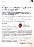 Vorschauseite 1: Vergleichende Untersuchung zur kommunalen Altenarbeit