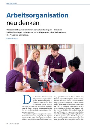 Vorschauseite 1: Arbeitsorganisation neu denken