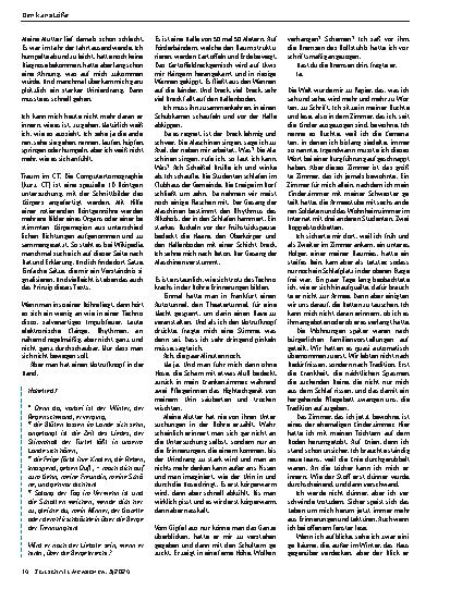 Vorschauseite 2: Krüppeltext oder Vom Gehen