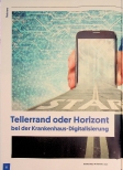 Vorschauseite 1: Tellerrand oder Horizont bei der Krankenhaus-Digitalisierung