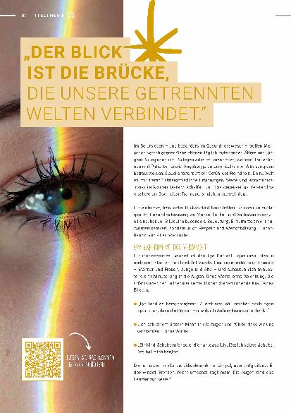 Vorschauseite 1: " Der Blick ist die Brücke, die unsere getrennten Welten verbindet "
