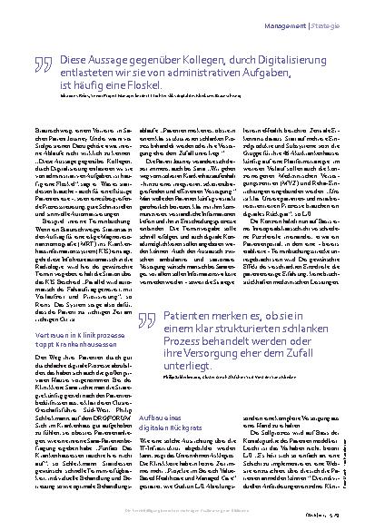 Vorschauseite 2: Patient Journey Im Fluss