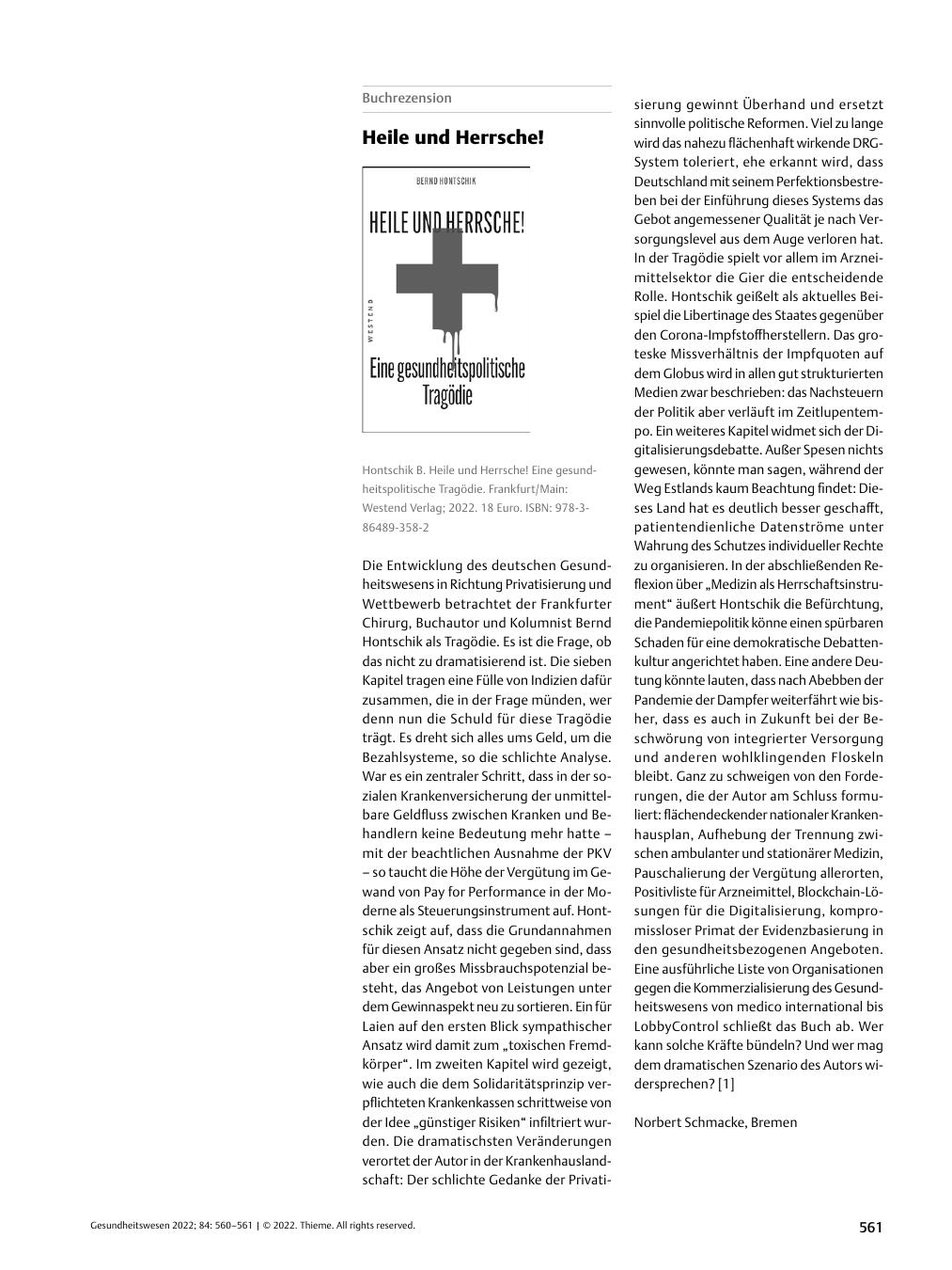 Vorschauseite 1: Heile und Herrsche! Corrected: Heile und Herrsche!
