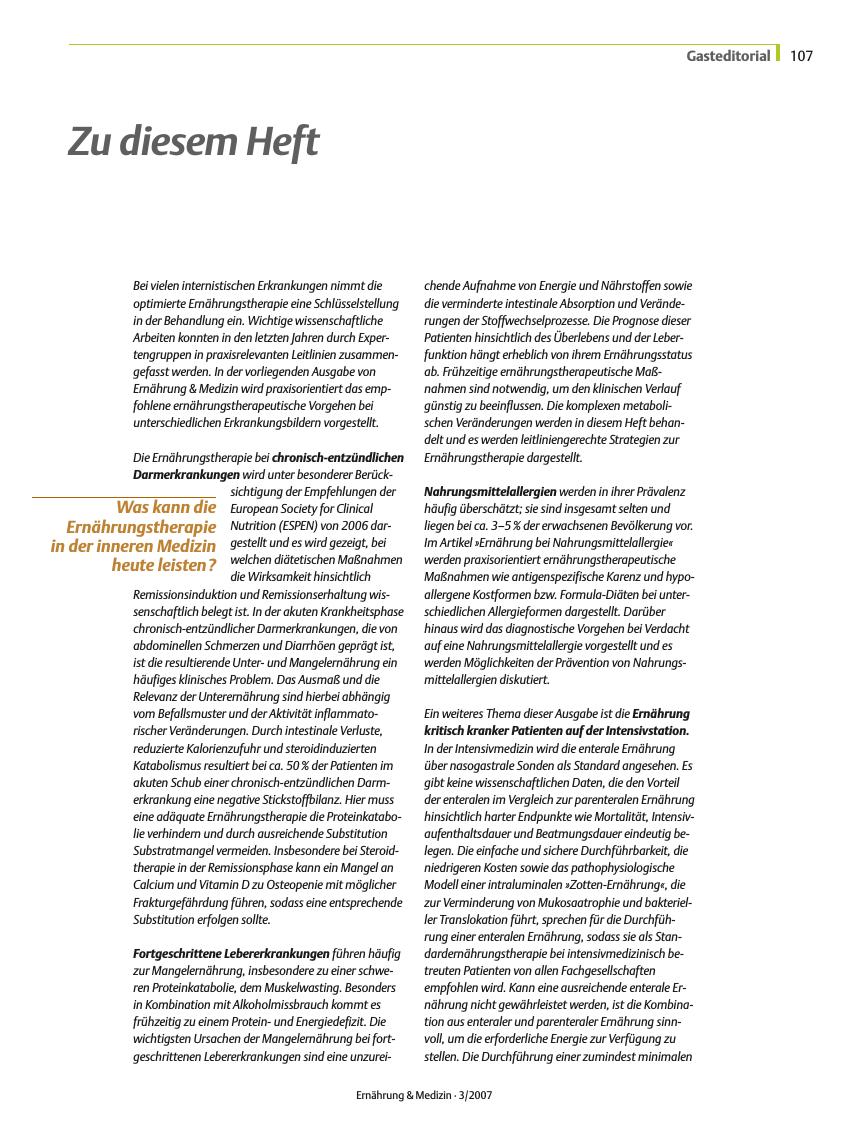 Vorschauseite 1: Zu diesem Heft