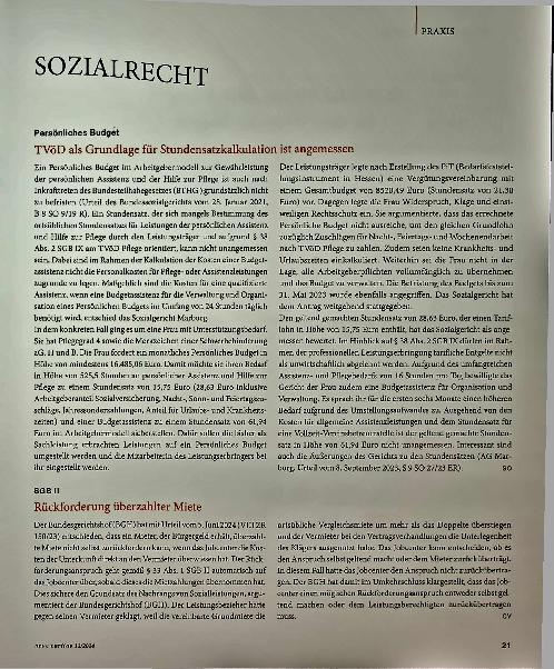 Vorschauseite 1: Sozialrecht