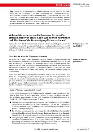 Vorschauseite 6: Beraterbrief Pflege Heft 19-2025