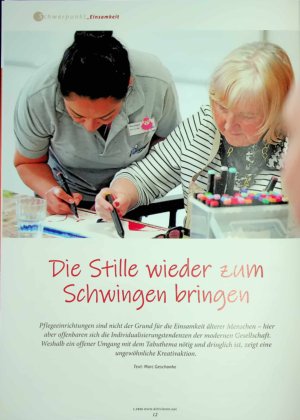 Vorschauseite 1: Die Stille wieder zum Schwingen bringen