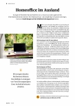 Vorschauseite 1: Homeoffice im Ausland