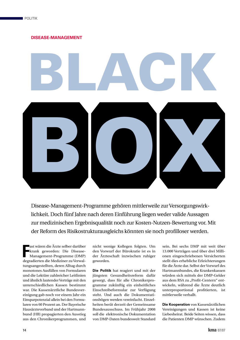 Vorschauseite 1: Black Box