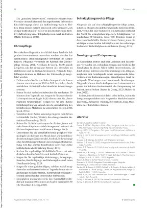 Vorschauseite 4: Schlafregulation und Schlafförderung im Pflegeprozess