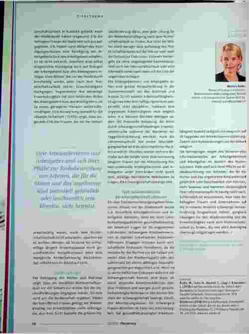 Vorschauseite 5: Mutterschaftsurlaub: Erwerbsunterbrechungen vor und nach der Geburt