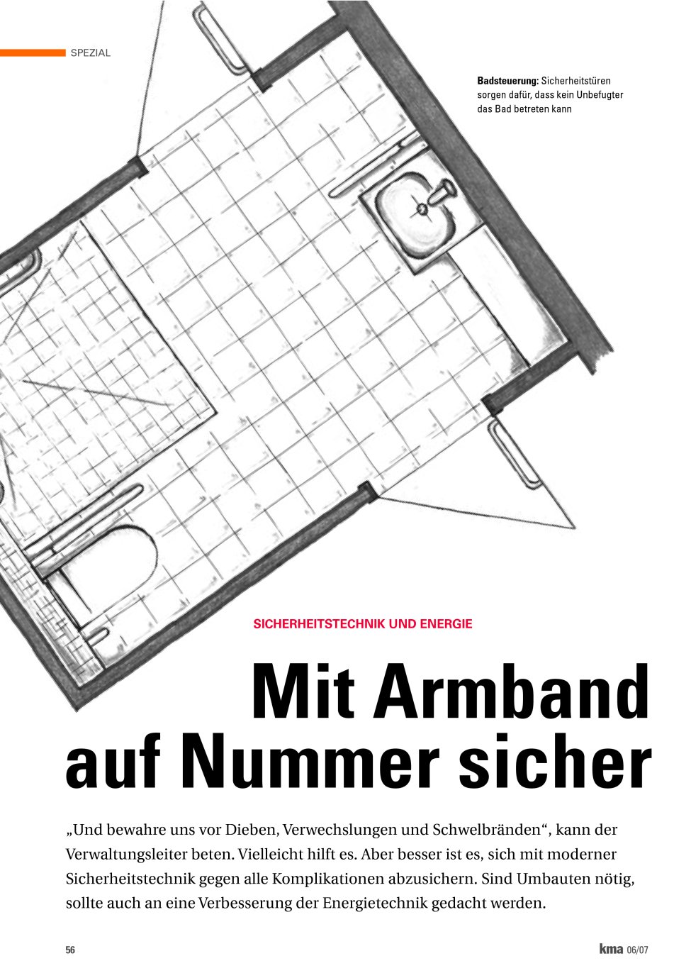 Vorschauseite 1: Mit Armband auf Nummer sicher