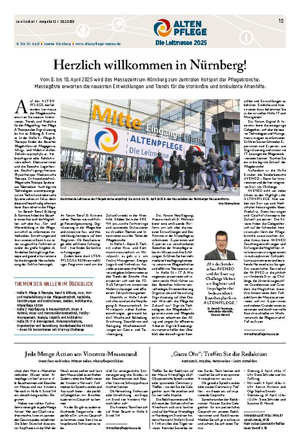 Vorschauseite 1: Herzlich willkommen in Nürnberg!