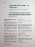 Vorschauseite 1: Prävention und Therapie von Infektionen 15. Kongress für Infektionskrankheiten und Tropenmedizin (KIT)
