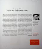 Vorschauseite 1: Neuregelungen zur Pflege. Weiterhin Reformwerkstatt.