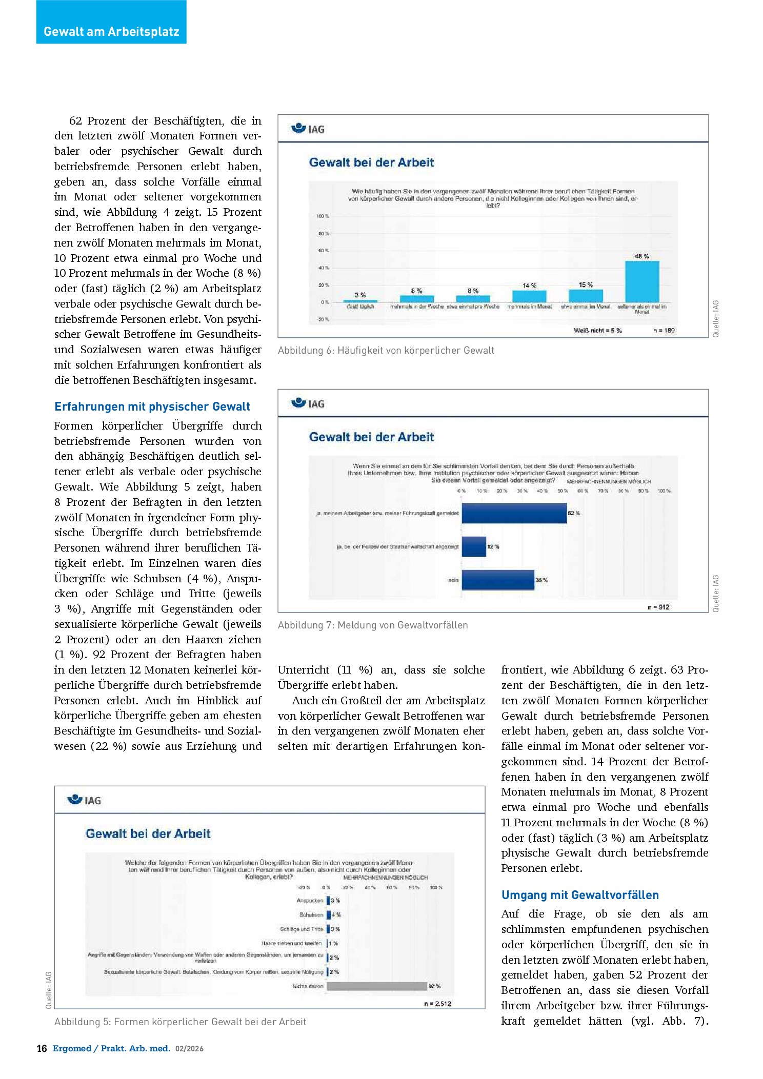 Vorschauseite 4: Gewalt am Arbeitsplatz. Eine Befragung zur aktuellen Situation in Deutschland