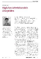 Vorschauseite 1: Tägliches Arbeits handeln überprüfen
