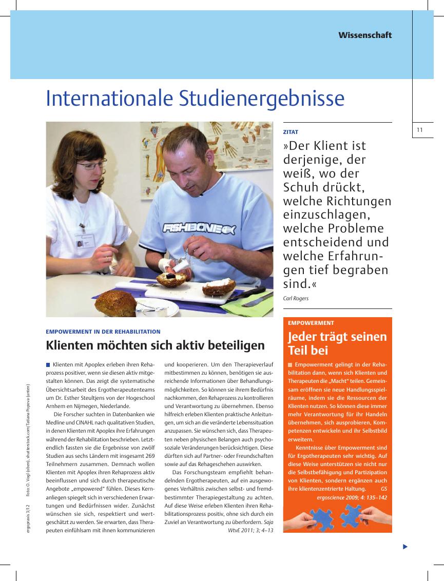 Vorschauseite 1: Internationale Studienergebnisse
