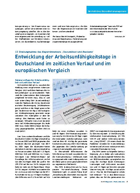 Vorschauseite 2: Krank arbeiten – oder doch nicht?