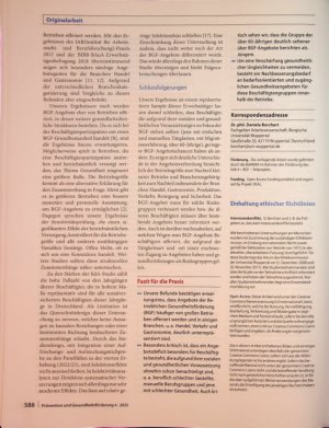 Vorschauseite 6: Gesundheitsförderung für Beschäftigte 50plus - Ergebnisse der lidA-Studie 2022/23