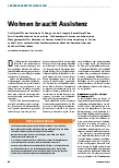 Vorschauseite 1: Wohnen braucht Assistenz