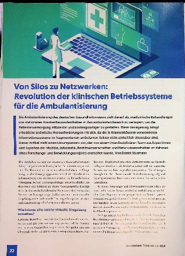 Vorschauseite 1: Von Silos zu Netzwerken: Revolution der klinischen Betriebssysteme für die Ambulantisierung