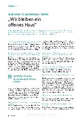 Vorschauseite 1: Jüdisches Krankenhaus Berlin „Wir bleiben ein offenes Haus“