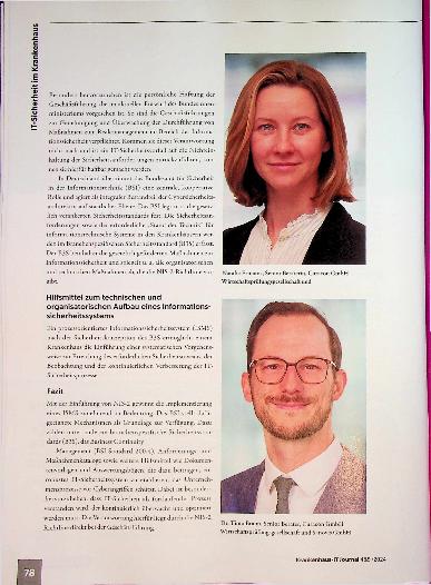 Vorschauseite 3: NIS-2-Richtlinie und ISMS: Optimierung der IT-Sicherheit in Krankenhäusern