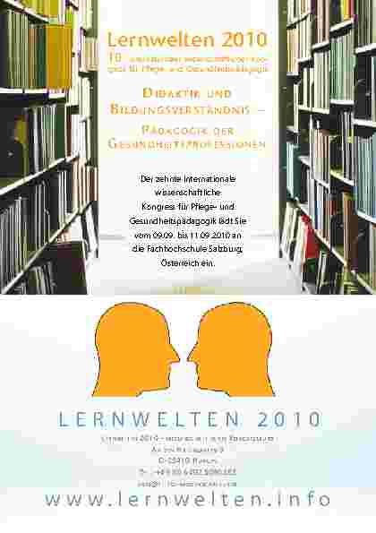 Vorschauseite 1: Lernwelten Abstractbandsammlung 2010