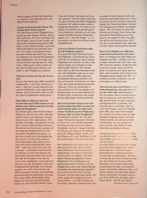 Vorschauseite 2: «Die Mitglieder werden ganz “ viele Vorteile haben! »
