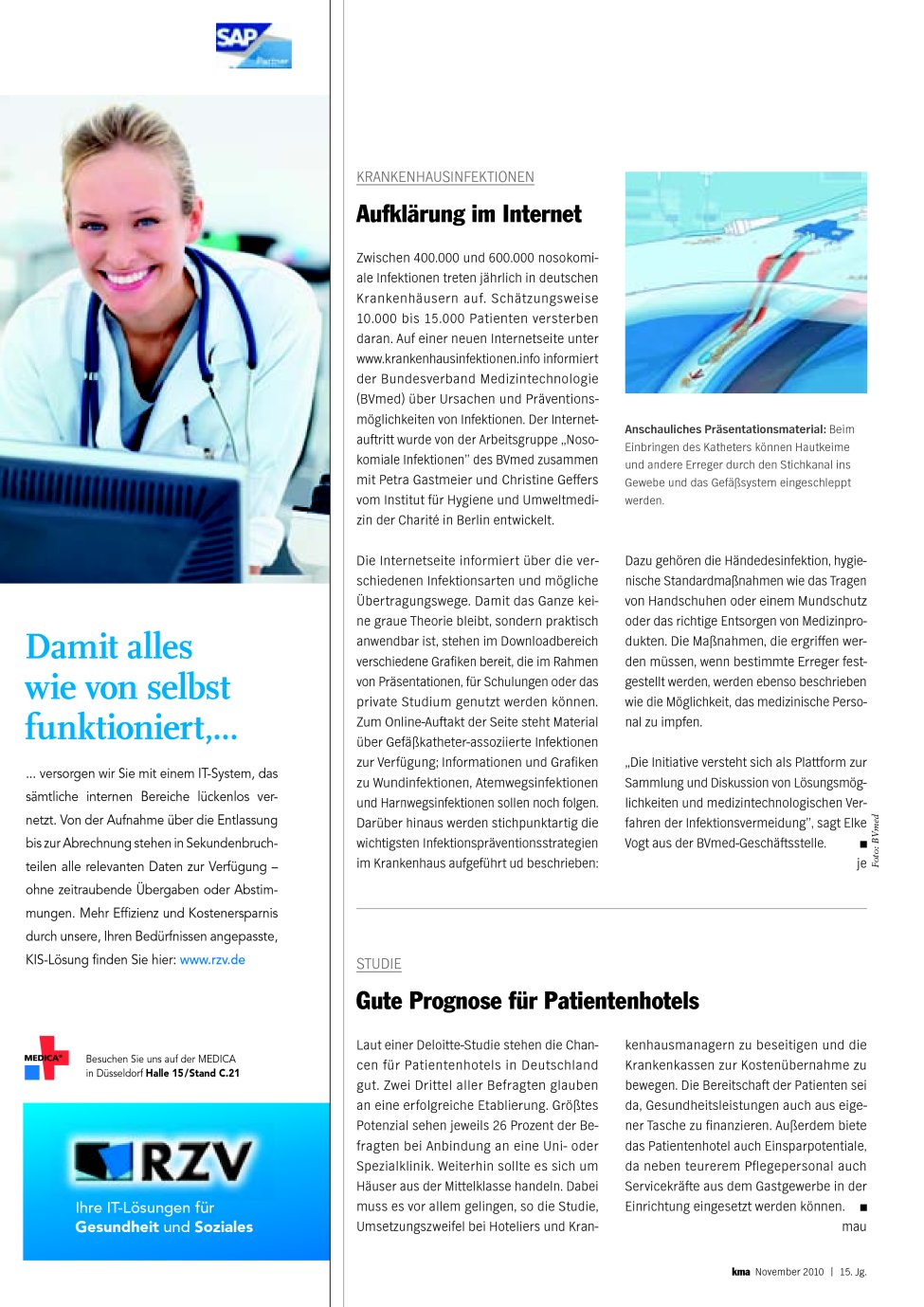 Vorschauseite 1: Gute Prognose für Patientenhotels