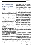 Vorschauseite 1: Arzneimittelreformpolitik 2021