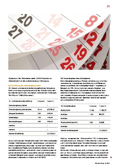 Vorschauseite 4: Das kostet eine Stunde Pflege 2025.