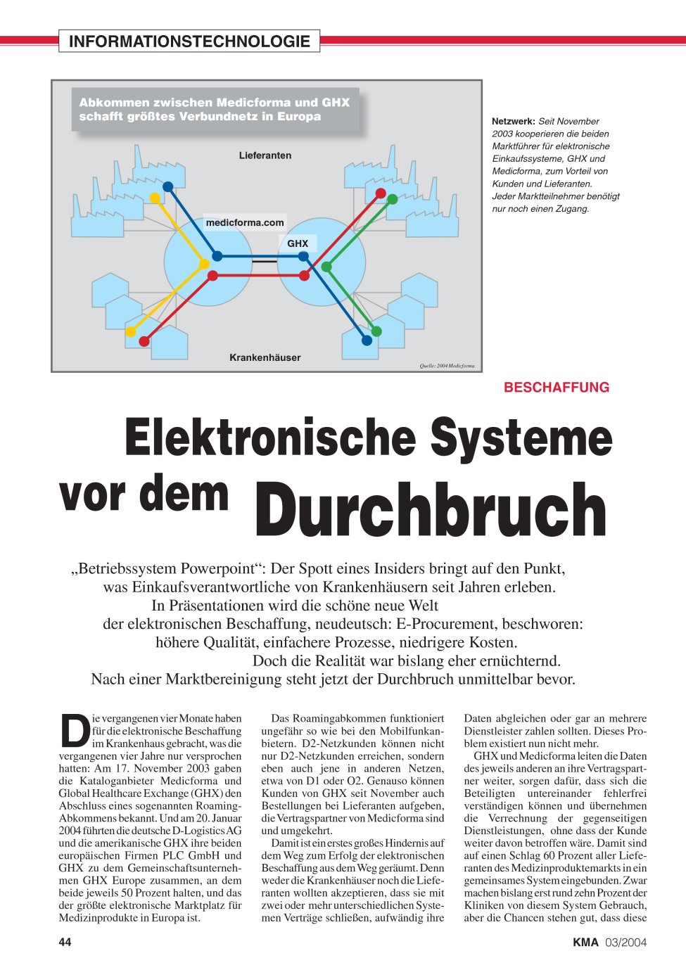 Vorschauseite 1: Elektronische Systeme vor dem Durchbruch