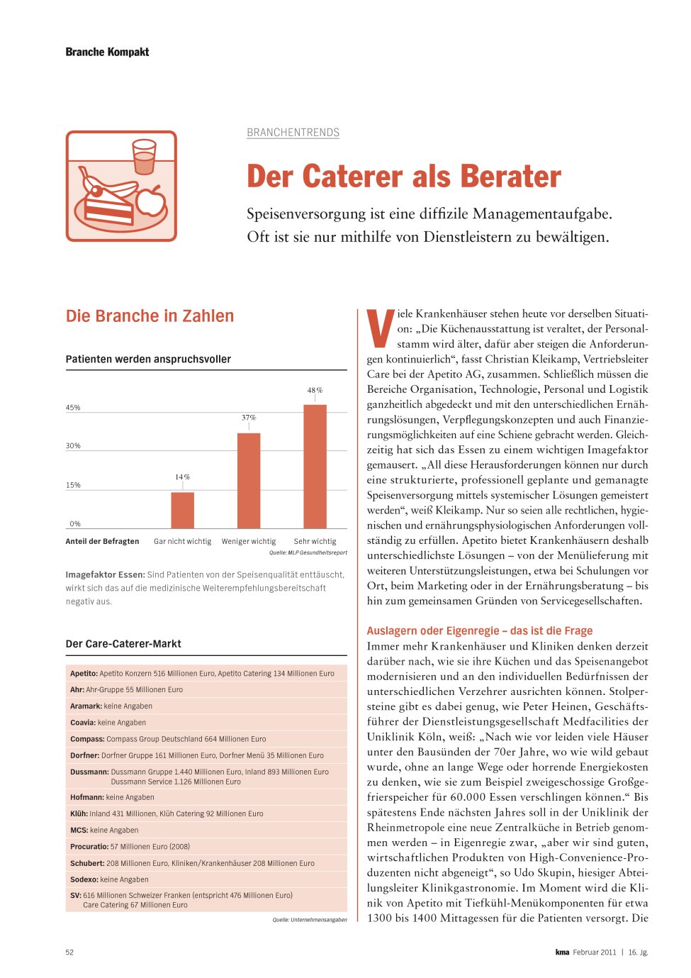 Vorschauseite 1: Der Caterer als Berater