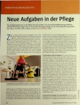 Vorschauseite 1: Neue Aufgaben in der Pflege