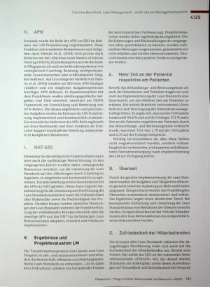 Vorschauseite 5: Lean Management - mehr als ein Managementsystem