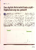 Vorschauseite 1: Das digitale Unterschriftencockpit - Digitalisierung neu gedacht