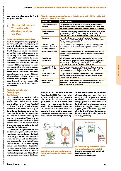 Vorschauseite 2: Wir erzählen die Abenteuer von Lino und Max – Förderung der Erzählfähigkeit und des gezielten Stimmeinsatzes im Deutschunterricht einer 3. Klasse