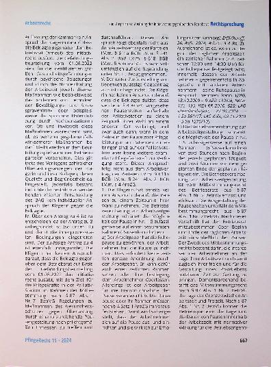 Vorschauseite 6: Zum Anspruch auf Ausübung des Initiativrechts gegenüber dem Betriebsrat