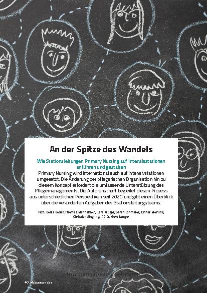 Vorschauseite 1: An der Spitze des Wandels