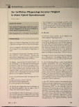 Vorschauseite 1: Zur tariflichen Pflegezulage bei einer Tätigkeit in einem Hybrid-Operationssaal.