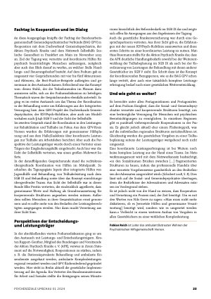 Vorschauseite 2: »Vernetzte Hilfen im Gemeindepsychiatrischen Verbund: Kooperation und gemeinsame Verantwortung«