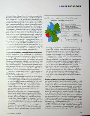 Vorschauseite 2: Bildungswege in die Onkologische Fachpflege