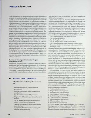Vorschauseite 3: Bildungswege in die Onkologische Fachpflege