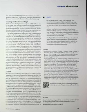 Vorschauseite 4: Bildungswege in die Onkologische Fachpflege