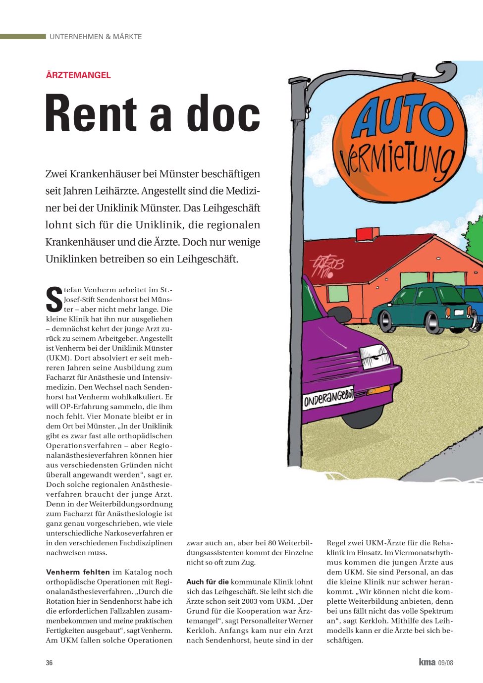 Vorschauseite 1: Rent a doc