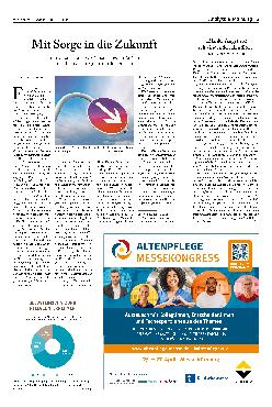 Vorschauseite 1: Mit Sorge in die Zukunft