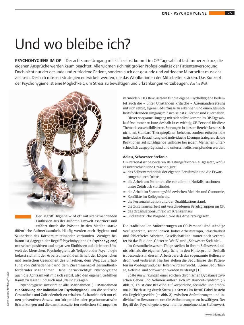 Vorschauseite 1: Und wo bleibe ich?