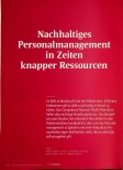 Vorschauseite 1: Nachhaltiges Personalmanagement in Zeiten knapper Ressourcen
